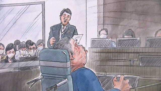青葉真司の法廷画、極悪すぎる