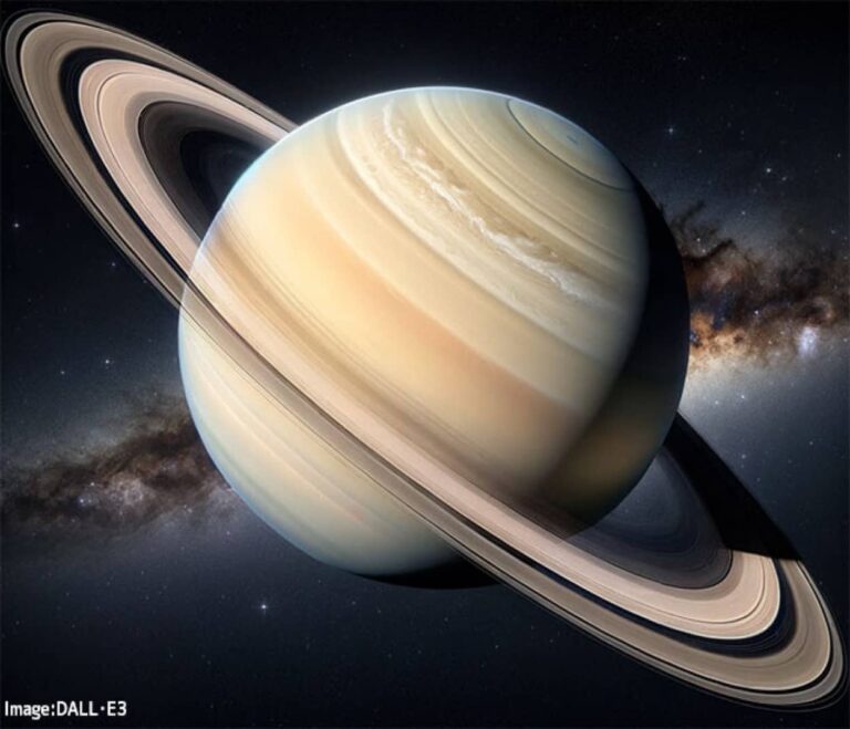 2025年3月23日、土星の輪が完全に見えなくなる