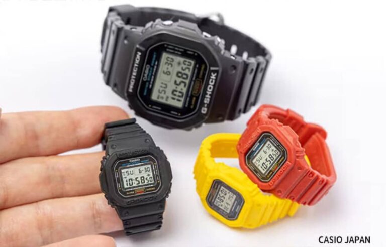 G-SHOCKそっくりのオリジナル消しゴムをカシオ直販限定でプレゼント