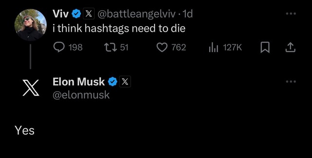 【X（旧ツイッター）】イーロン・マスク氏がハッシュタグ不要だと発言でハッシュタグ廃止がトレンド入り、ハッシュタグ廃止の替わりに新機能を検討か