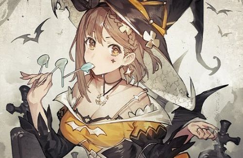 【画像】『ライザのアトリエ』ライザさん、公式ハロウィン絵で太ももが限界突破！　タイツが弾け飛んでしまうｗｗｗｗｗ