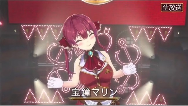【動画あり】ホロライブ・宝鐘マリンさん、地上波で熱唱しお茶の間を冷やしまくる！