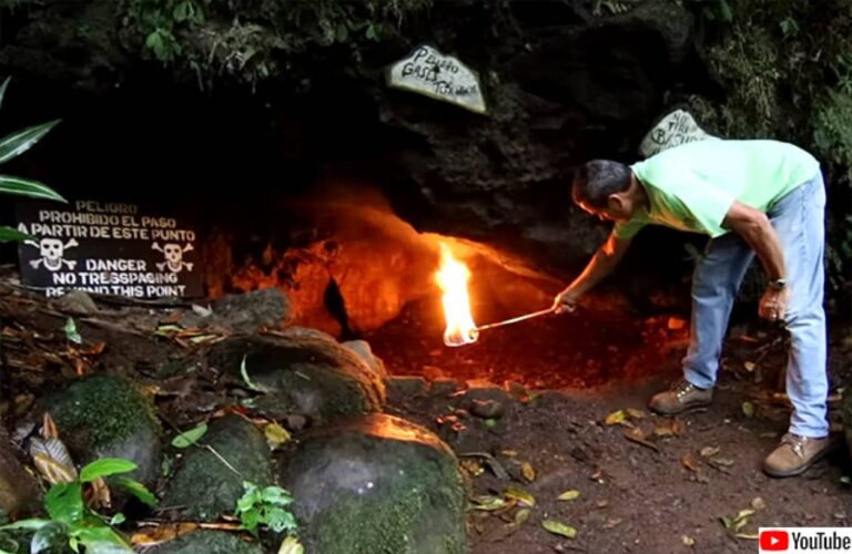 足を踏み入れたものはすべて死んでしまう、コスタリカにある死の洞窟