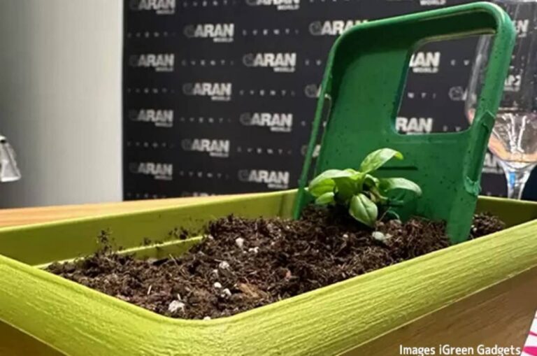 世界初、土に植えると芽が出るiPhoneケースが登場。生分解性素材で植物の種子入り
