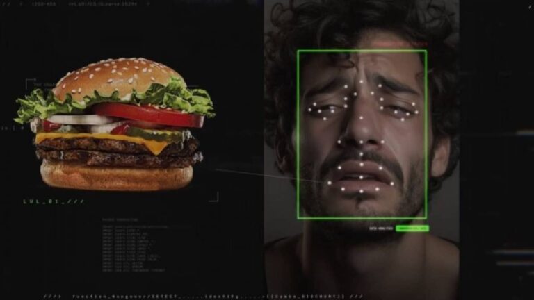 二日酔いでひどい顔をしていると割引券をくれるバーガーキングの顔認識技術を利用したキャンペーン