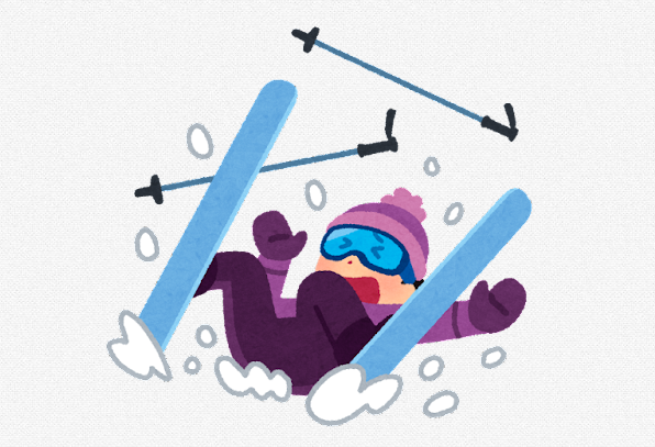 スキー場で滑っていた女性（59）、何者かに後ろから衝突され背骨の圧迫骨折の大怪我を負ってしまう… なお、相手はそのまま滑り去った模様