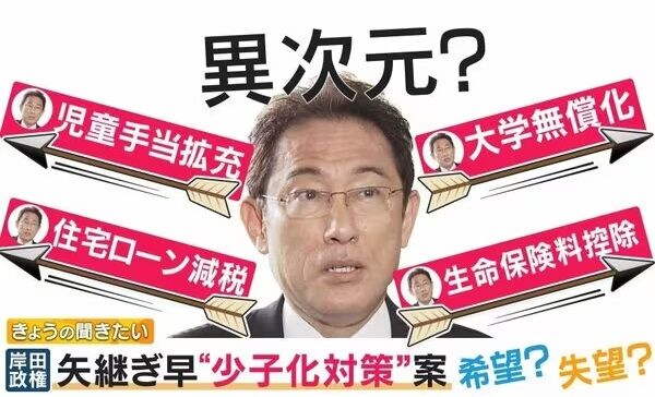 「政治家って高校や大学を無償化すれば平均年収上がって経済成長もするって思ってるかもしれないけど、◯◯が量産されるだけでは？」