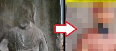 1000年以上歴史のある中国の仏像、とんでもない修復をされてめちゃくちゃになってしまうｗｗｗｗ