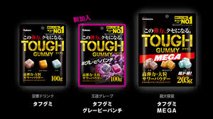 硬さが魅力の『タフグミ』が男性に大ヒット！！ いままで購買数控えめだった男性枠をゴッソリ