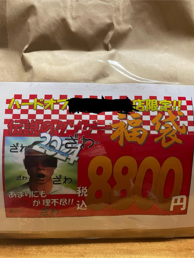 今年も伝説のクソゲー福袋(8800円)を開封する