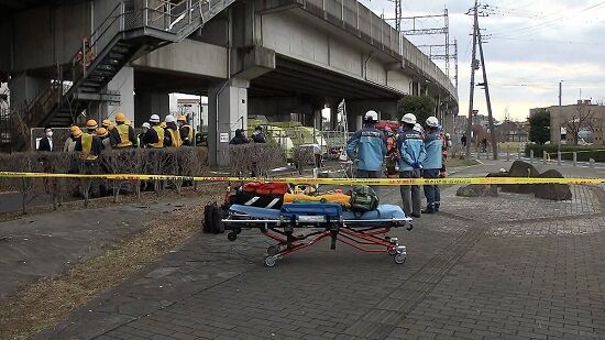 新幹線の復旧作業中に爆発があったとの報道　作業員2人が何らかの事故で搬送される