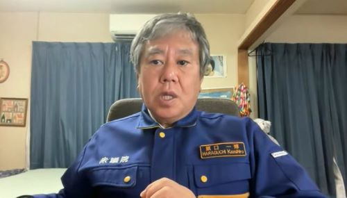 【？？】立憲・原口一博さん、なぜか自宅にて作業服姿で配信してしまう