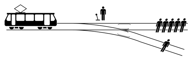 トロッコ問題「そのまま進むと5人死ぬ。切り替えると1人だけで済む。切り替える？」ネット民「法律ガー」「脱線させて」←話の主旨を逸らす答え多くない？