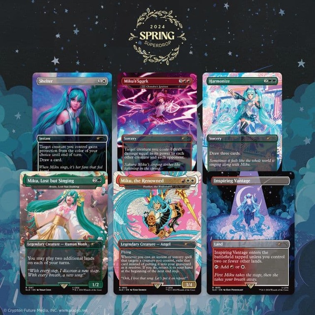 初音ミクと『マジック・ザ・ギャザリング』がコラボ！可愛すぎる特別仕様のカード6枚とコラボ楽曲発表！！