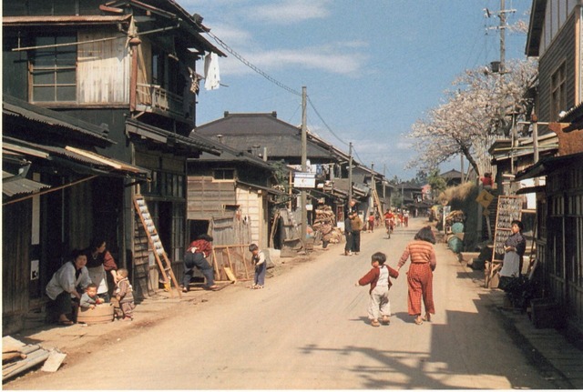 昭和25年の日本の写真が時代劇の世界・・・