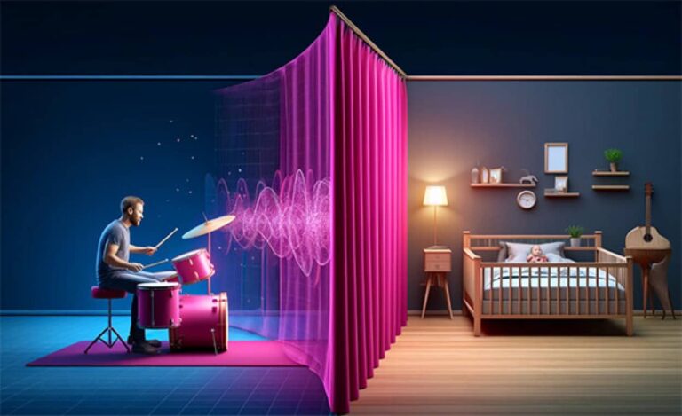 薄い絹のカーテンを振動させて防音。画期的なノイズキャンセリング技術を開発