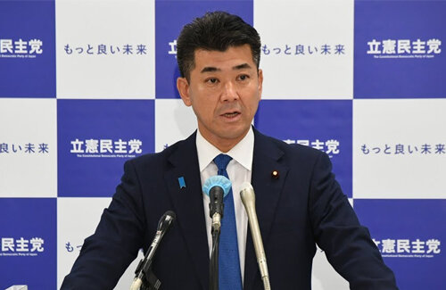 立憲・泉代表「うちの政治資金パーティーは問題ない。禁止法の施行まではセーフ」