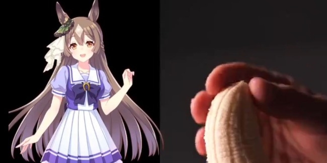 とあるウマ娘オタクさん、サトノダイヤモンドの横でバナナを触ったりする動画を投稿しツイフェミ「ほんとオスきめーな」→誰も反論できず・・・