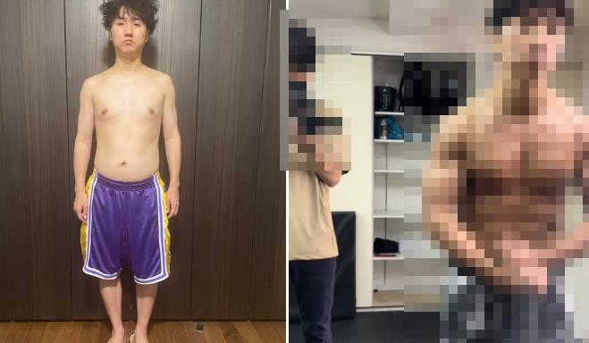 お笑い芸人「太ってきたから筋トレ始めるわ」 → 9ヶ月後、マジで凄いことになるｗｗｗｗｗ
