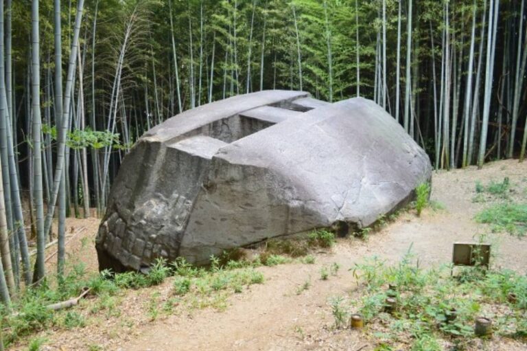 奈良県にある謎の石造物「益田岩船」