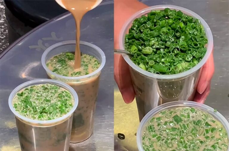 うまいのか？中国で青ネギがたっぷり入ったカフェラテが人気に