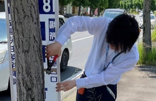立憲公認候補予定者「無許可の看板設置はボランティアがやった」「撤去を進めていたのに要請に応じなかったかのように報道されている」