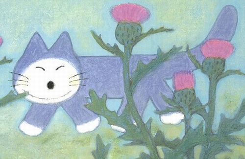 【画像】「晴れて明るい日に毛色がブルーに見える猫ちゃんがこちら」パシャッ　→　お前らの想像の30倍はブルーで目が完全にバグると騒然ｗｗｗｗｗ