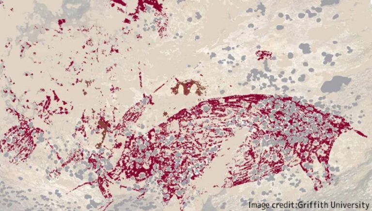 5万1000年前の「物語を伝える洞窟壁画」をインドネシアで発見、絵物語としては世界最古か？