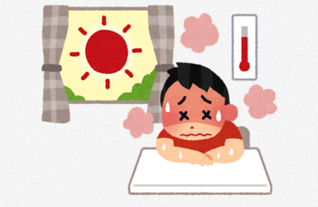 【40℃】今日夜から朝にかけても気温が下がらずクソ暑い模様　夜間の熱中症対策はこちら
