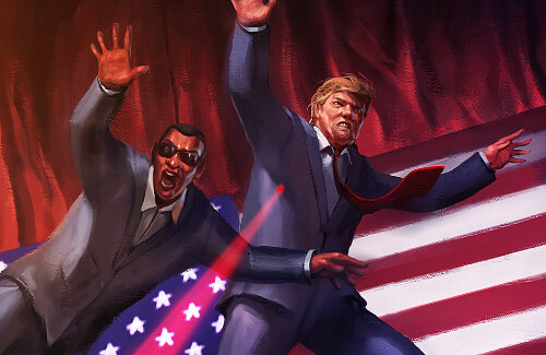 8年前に発売された、トランプっぽい大統領を銃撃から守るゲームが再び話題沸騰！「このゲームを評価する日が来るとは思ってもいなかった」