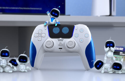 【かわいい】『アストロボット』仕様のPS5コントローラー「デュアルセンス」が発売決定！これは欲しいｗｗｗｗ