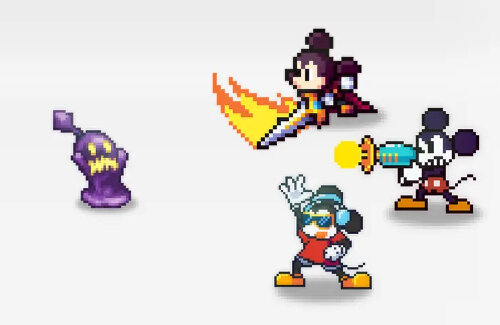 スマホ向け完全新作『ディズニー ピクセルRPG』2024年配信決定！繋がってしまったディズニーの世界をもとに戻す大冒険