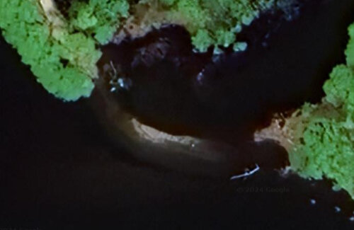 「琵琶湖に道ができている」匿名の通報により滋賀県が告発、盛り土をした目的は不明