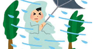 台風10号くん「海でちょっとパワーつけてもっかい行こっかな！」