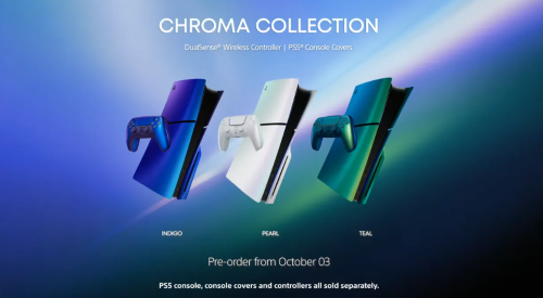 PS5の新カラー「Chroma Collection」3種類の発売日と予約開始日が発表！！PSPみたいな色でいいじゃん！！