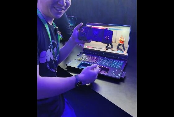 Acerが開発した「ゲームパッド内蔵ノートPC」がめちゃくちゃカッコイイ！！ 男心がくすぐられまくり