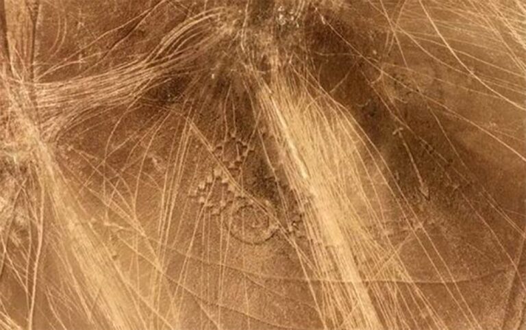 オフロード車やバイクがアタカマ砂漠の地上絵の上を走り貴重な遺産を台無しに