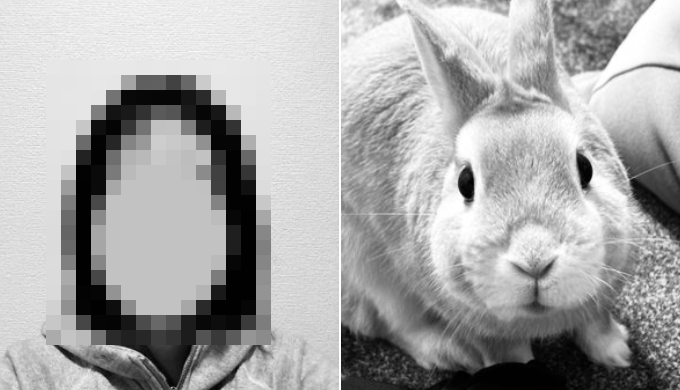 女子「爆睡してたらウサギに前髪全部噛み千切られた」ﾊﾟｼｬｯ → 投稿された自撮りがヤバすぎるｗｗｗｗｗ