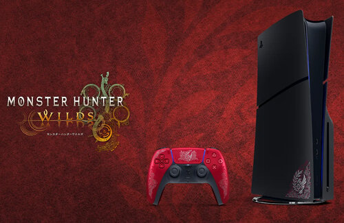 【数量限定】『モンハンワイルズ』特別デザインのPS5コントローラーとPS5カバーが2月28日発売決定！かっこいいいいいい