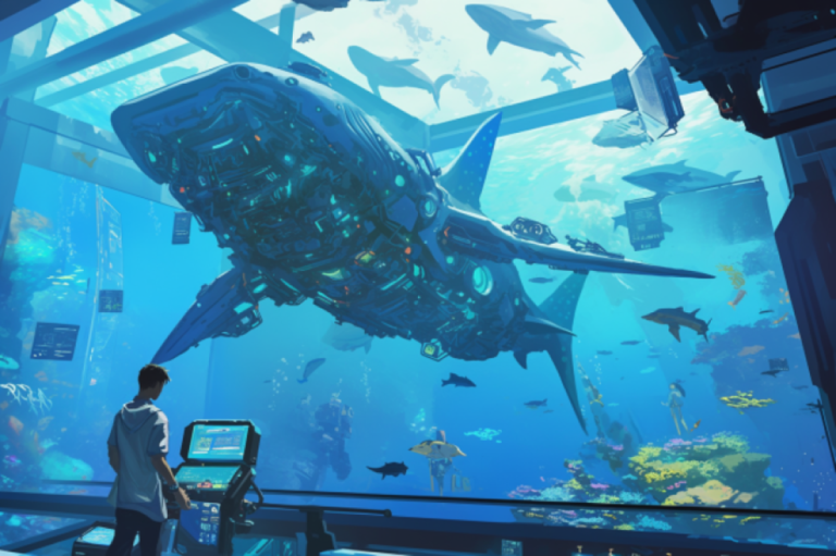中国の水族館で、ジンベエザメが泳いでいると思ったらロボットだった件