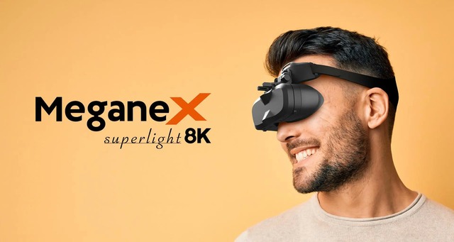 今大人気の『VRChat』特化！Shiftallとパナソニックが新型VRヘッドセット『MeganeX superlight 8K』発表！重量は185g未満、お値段なんと・・・