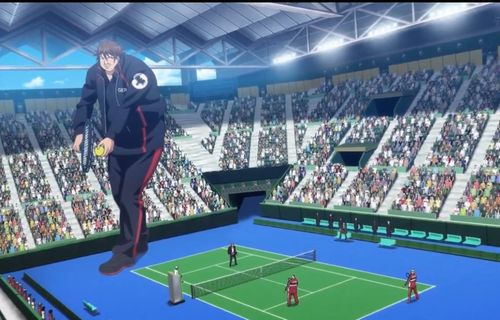 【悲報】アニメ『新テニスの王子様』で待望の「デカ過ぎんだろ…」が放送されるも、◯◯◯を微妙に原作改変してしまい不評意見が集まる…