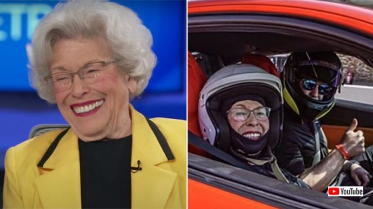 スピードマニアの94歳女性、時速240kmのフェラーリに乗り夢を実現