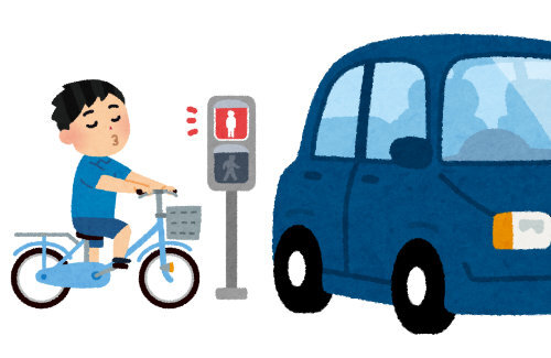 10歳児が自転車で信号無視し車と衝突 → 児童側過失100%の判決