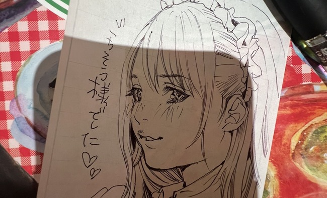 漫画家「サイゼで一発描き！ボールペンのみ、下書きなしです！」→飲食バイト「こういうの描いてる時間あったらさっさと飯食って帰って欲しい」→物議に