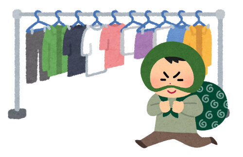 毎週女子中学生の洗濯物を盗んでいく泥棒、勘違いして父親のハーフパンツまで盗んでしまう