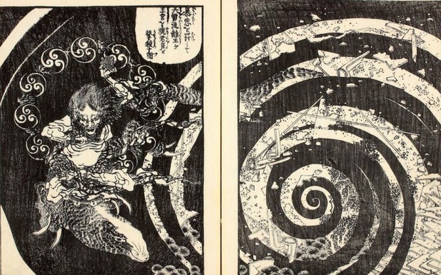 【画像】葛飾北斎の描いた画が珍奇すぎると江戸で話題に