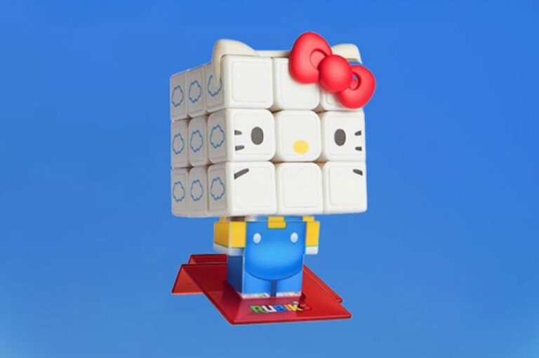 キティちゃんの顔が四角に！50周年記念でルービックキューブとなって登場！