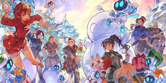 ソニー「クリスマスだし、プレステを代表するキャラクターたち描いてみた」→これ全部わかる？