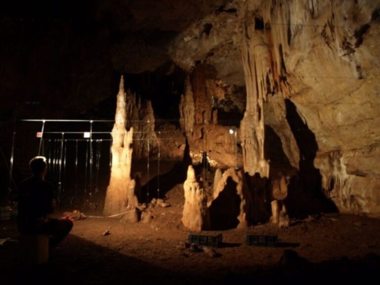 イスラエルの洞窟の奥深くで3万5000年前の儀式の痕跡が残された遺跡が発見される